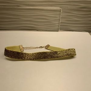 Gold Glitter Choker
